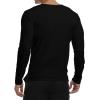 imageYTD Mens Summer Casual Short Sleeve Henley TShirts Button Placket Plain V Neck ShirtsLong Sleeve Black