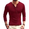 04 Long Sleeve Wine Red