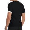 imageYTD Mens Casual Slim Fit Basic Henley Short Sleeve Fashion Summer TShirt01 Black
