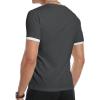 imageYTD Mens Casual Slim Fit Basic Henley Short Sleeve Fashion Summer TShirt06 Dark Gray