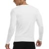 imageYTD Mens Casual Slim Fit Basic Henley Short Sleeve Fashion Summer TShirtLong Sleeve White