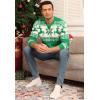 imageYTD Mens Casual Slim Fit VNeck Pullover Long Sleeve Knitted Pullover SweatersChristmas Green