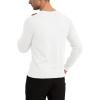 imageYTD Mens Casual Slim Fit VNeck Pullover Long Sleeve Knitted Pullover SweatersWhite