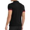 imageYTD Mens Classic Polo Shirt Short Sleeve Shirts Lightweight Slim Fit Casual Tops01 Black