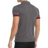 imageYTD Mens Classic Polo Shirt Short Sleeve Shirts Lightweight Slim Fit Casual Tops03 Dark Gray