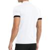 imageYTD Mens Classic Polo Shirt Short Sleeve Shirts Lightweight Slim Fit Casual Tops04 White