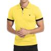 imageYTD Mens Classic Polo Shirt Short Sleeve Shirts Lightweight Slim Fit Casual Tops07 Yellow