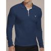 imageYTD Mens Classic Polo Shirt Short Sleeve Shirts Lightweight Slim Fit Casual TopsA1navy Blue
