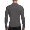 imageYTD Mens Classic Polo Shirt Short Sleeve Shirts Lightweight Slim Fit Casual TopsLong Sleeve Dark Gray