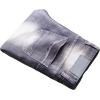 imageYTD Mens Distressed Ripped Biker Slim Jeans Stretched Moto Denim PantsDark Gray