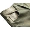 imageYTD Mens Distressed Ripped Biker Slim Jeans Stretched Moto Denim PantsGreen