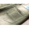 imageYTD Mens Distressed Ripped Biker Slim Jeans Stretched Moto Denim PantsGreen