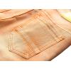 imageYTD Mens Distressed Ripped Biker Slim Jeans Stretched Moto Denim PantsOrange