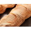 imageYTD Mens Distressed Ripped Biker Slim Jeans Stretched Moto Denim PantsOrange
