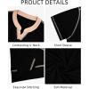imageYTD Mens Henley Shirts Short Sleeve Casual V Neck Basic Tee Shirts Summer Vintage TShirtsBlack