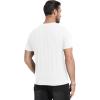 imageYTD Mens Henley TShirts Short Sleeve Knit Sweater Shirt Casual Solid Ribbed Pullover TeeWhite