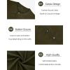 imageYTD Mens Knit Casual Button Down Shirts Short Sleeve Textured Summer Beach ShirtsArmy Green