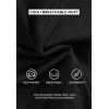 imageYTD Mens Knit Casual Button Down Shirts Short Sleeve Textured Summer Beach ShirtsBlack