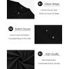imageYTD Mens Knit Casual Button Down Shirts Short Sleeve Textured Summer Beach ShirtsBlack