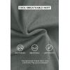 imageYTD Mens Knit Casual Button Down Shirts Short Sleeve Textured Summer Beach ShirtsDark Gray