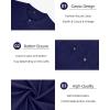 imageYTD Mens Knit Casual Button Down Shirts Short Sleeve Textured Summer Beach ShirtsNavy
