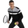 imageYTD Mens Long Sleeve Polo Shirts QuarterZip Casual Slim Fit Lapel Neck Basic Designed Cotton ShirtsLsblack