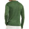imageYTD Mens LongShort Sleeve Henley Shirts Casual Fashion Beach Yoga Loose Fit TShirtsGreen