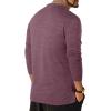 imageYTD Mens LongShort Sleeve Henley Shirts Casual Fashion Beach Yoga Loose Fit TShirtsMaroon