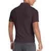 imageYTD Mens LongShort Sleeve Polo Shirts QuarterZip Casual Slim Fit Mock Neck Basic Designed Cotton ShirtsA1deep Coffee