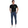 imageYTD Mens Loose Fit Heavyweight Long Sleeve Pocket Henley TShirtBlack