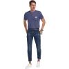 imageYTD Mens Loose Fit Heavyweight Long Sleeve Pocket Henley TShirtNavy