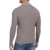 imageYTD Mens Muscle V Neck Polo Shirts Slim Fit Long Sleeve Golf TShirts Ribbed Knit Soft Casual TeesKhaki