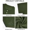 imageYTD Mens Short Sleeve Henley TShirts Casual Knit Shirt Summer Fashion Lightweight Henley Button TeeArmy Green