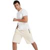 imageYTD Mens Shorts Casual Classic Fit Drawstring Summer Beach Shorts with Elastic Waist and PocketsApricot