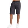 imageYTD Mens Shorts Casual Classic Fit Drawstring Summer Beach Shorts with Elastic Waist and PocketsDark Gray