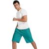 imageYTD Mens Shorts Casual Classic Fit Drawstring Summer Beach Shorts with Elastic Waist and PocketsDeep Teal