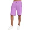 imageYTD Mens Shorts Casual Classic Fit Drawstring Summer Beach Shorts with Elastic Waist and PocketsPurple