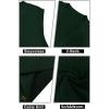 imageYTD Mens Sleeveless Sweater Vest VNeck Casual Cable Knit Button Down Cardigan VestDark Green
