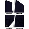 imageYTD Mens Sleeveless Sweater Vest VNeck Casual Cable Knit Button Down Cardigan VestNavy