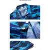 imageYTD Mens Hawaiian Shirt Short Sleeve Printed Button Down Summer Beach Dress ShirtsBlue